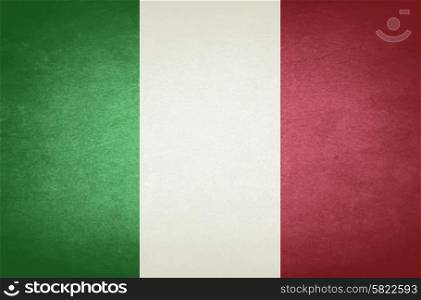 National Grunge Flag Of Italy