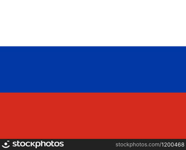 National official flag of the Russian Federation background vector. National official flag of the Russian Federation