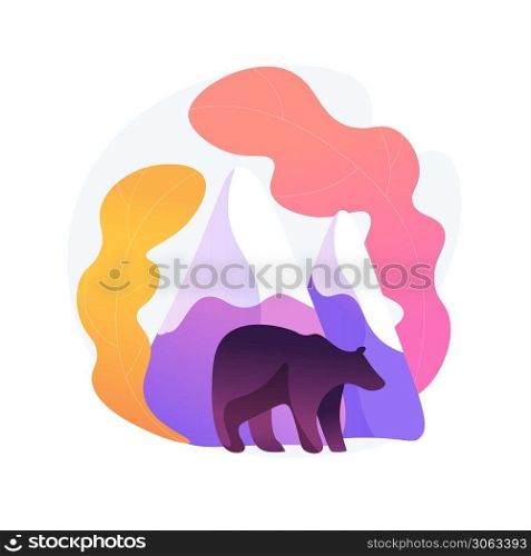National parks creation abstract concept vector illustration. Tourist destination, environment preservation, natural park, recreational area creation, hiking trail creation abstract metaphor.. National parks creation abstract concept vector illustration.