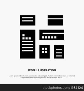 Native, Advertising, Native Advertising, Marketing solid Glyph Icon vector