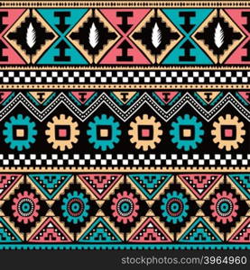 native ethnic seamless pattern. native ethnic seamless pattern theme vector art illustration