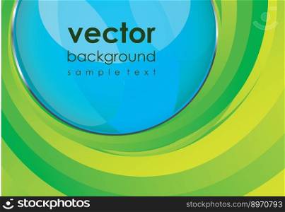 Natural elements background vector image