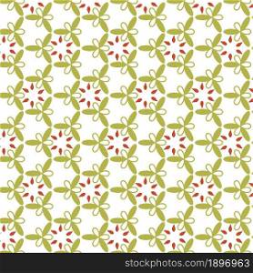 natural flowers pattern with colors
