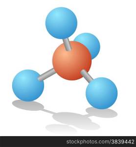 Natural gas molecule