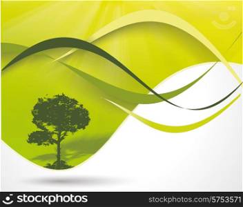 natural green background, vector illustration