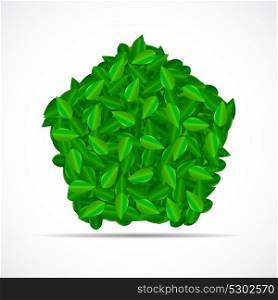 Natural Green Leaves Background. Vector Illustration EPS10. Natural Green Leaves Background. Vector Illustration