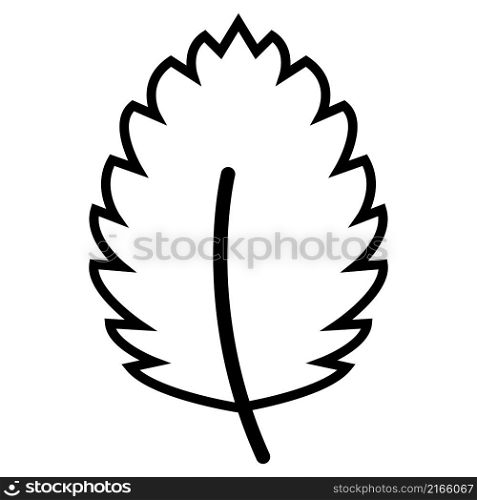 Natural leaf icon vector sign and symbol on trendy design