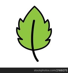 Natural leaf icon vector sign and symbol on trendy design