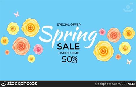 Natural Light Spring Sale Background. Vector Illustration. Natural Light Spring Sale Background. Vector Illustration EPS10