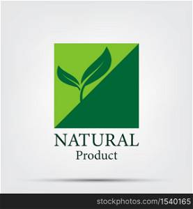 natural vector design.logo natural product,Vector Illustration