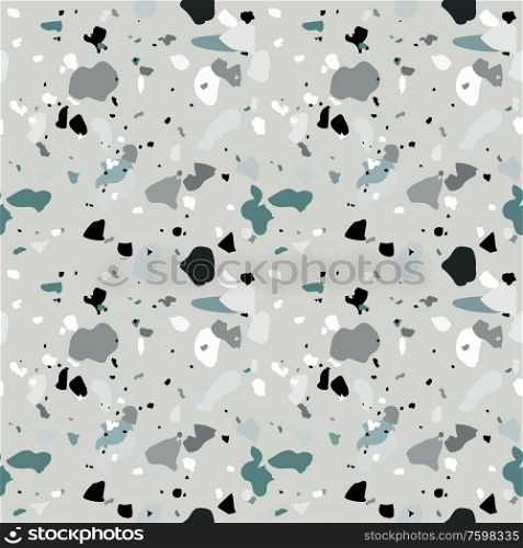 Naturalistic marble floor, with the addition of granite, quartz, glass, calcite, dolomite. Seamless pattern. Vector Illustration. EPS10. Naturalistic marble floor, with the addition of granite, quartz, glass, calcite, dolomite. Seamless pattern. Vector Illustration