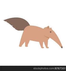Nature anteater icon cartoon vector. Ant animal. Zoo mammal. Nature anteater icon cartoon vector. Ant animal