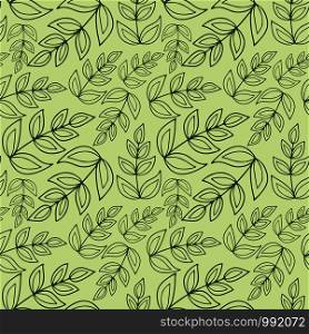 Nature background in green colors. Leaves seamless pattern. Linen textile design. Nature pattern with floral ornament. Nature background in green colors. Leaves seamless pattern. Linen textile design. Nature pattern with floral ornament.