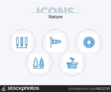 Nature Blue Icon Pack 5 Icon Design. . nature. nature. flower. weather