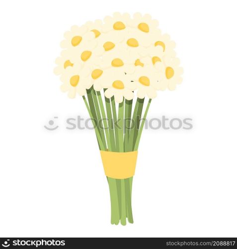 Nature bouquet icon cartoon vector. Gift flower. Floral bunch. Nature bouquet icon cartoon vector. Gift flower