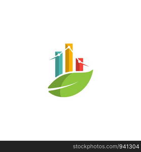 nature chart logo design info graphic symbol icon - vector. nature ...