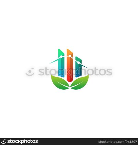 nature chart logo design info graphic symbol icon - vector. nature chart logo design info graphic symbol icon vector