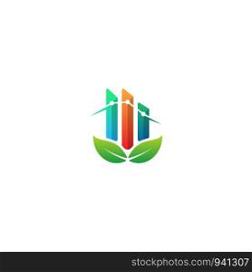 nature chart logo design info graphic symbol icon - vector. nature chart logo design info graphic symbol icon vector
