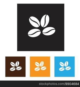 nature coffee bean icon vector illustration template - Vector