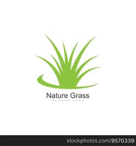 Nature Grass logo design vector  Creative Grass logo design Template Illustration