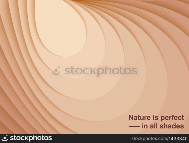 Nature is perfect in all shades. 3D abstract background. Paper cut style poster. Multilayer and stepped relief. Modern vector illustration. Nature is perfect in all shades. 3D abstract background. Paper cut style poster. Multilayer and stepped relief. Vector illustration