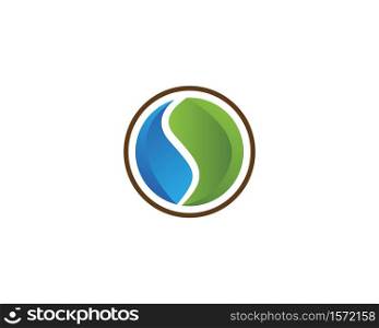 Nature leaf icon and symbol vector illustration