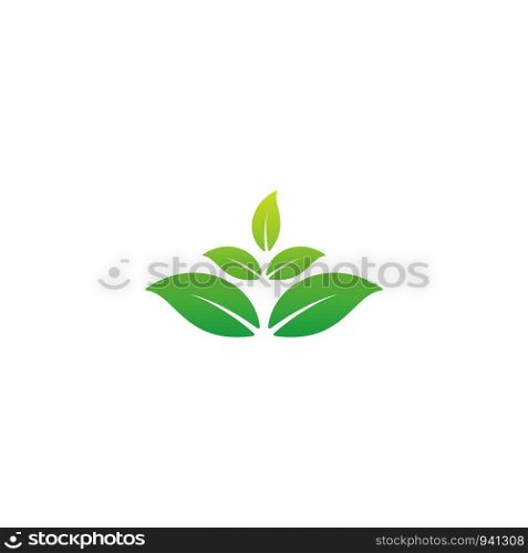 nature leaf logo design vector illustration icon element - vector. nature leaf logo design vector illustration icon element