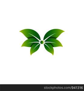 nature leaf logo design vector illustration icon element - vector. nature leaf logo design vector illustration icon element