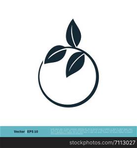 Nature Leaves Icon Vector Logo Template Illustration Design. Vector EPS 10.