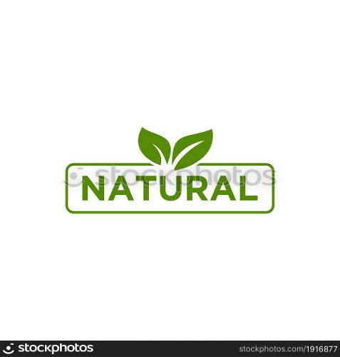 nature product label