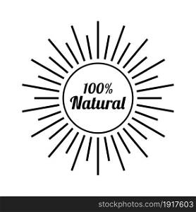 nature product label logo template