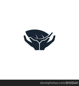 Nature protection creative icon from ecology Vector Image