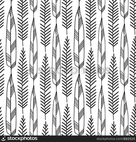 Nature seamless background. Leaves pattern design. Simplicity seamless pattern with vertical leaves. Nature seamless background. Leaves pattern design. Simplicity seamless pattern with vertical leaves .