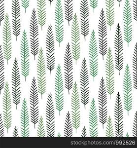 Nature seamless background. Stylized trees pattern design. Natural seamless pattern with green stylish trees. Nature seamless background. Stylized trees pattern design. Natural seamless pattern with green stylish trees .