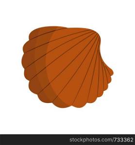 Nature shell icon. Flat illustration of nature shell vector icon for web. Nature shell icon, flat style