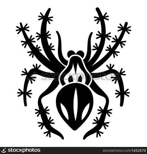 Nature spider icon. Simple illustration of nature spider vector icon for web design isolated on white background. Nature spider icon, simple style