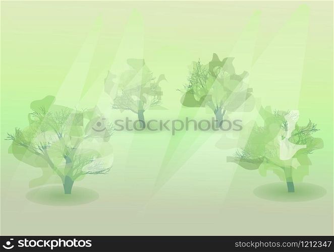 nature summer abstract. abstract tree and sunny background