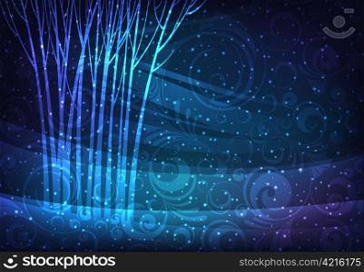 Nature theme vector background. Eps10