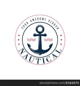 nautical sea sailor vector art illustration
