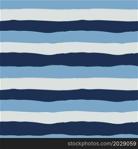 Nautical seamless pattern. Navy blue stripes background. Abstract striped backdrop. Modern line wallpaper. Design for fabric , textile print, surface, wrapping, cover. Vintage vector illustration. Nautical seamless pattern. Navy blue stripes background