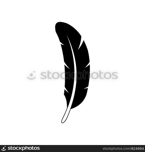 Navajo feather icon. Simple illustration of navajo feather vector icon for web design isolated on white background. Navajo feather icon, simple style