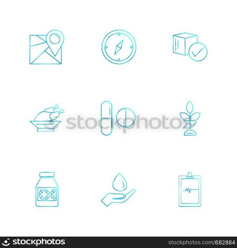 navigation , compass , medicine , ecg , fruits , health , fitness , medical , dollar, lock , heart , ecg , pear , kifdnet , beans , medicine , plants , nature , icon, vector, design, flat, collection, style, creative, icons