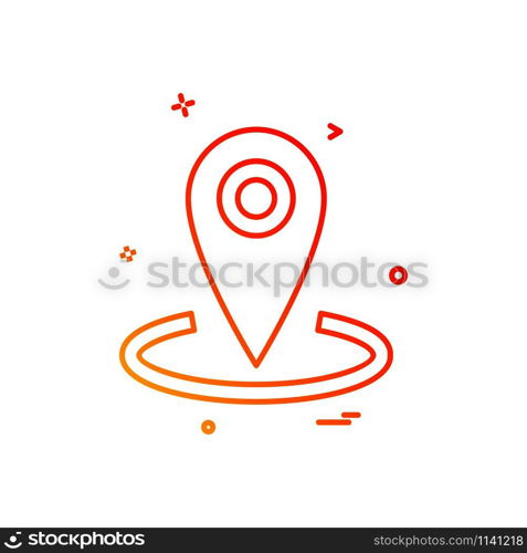 Navigation icon design vector