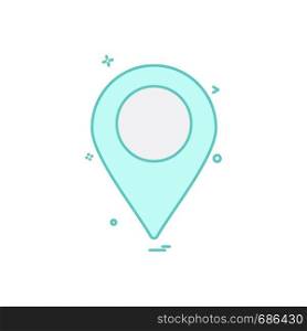 Navigation icon design vector