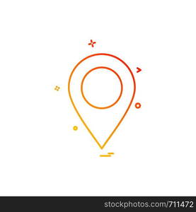 Navigation icon design vector