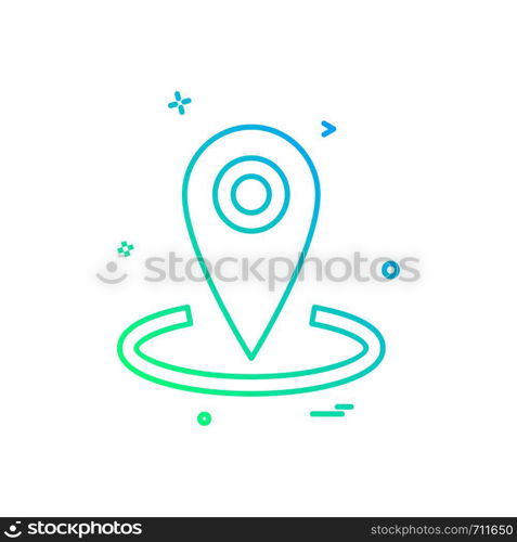 Navigation icon design vector