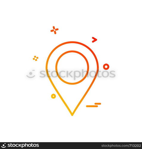 Navigation icon design vector