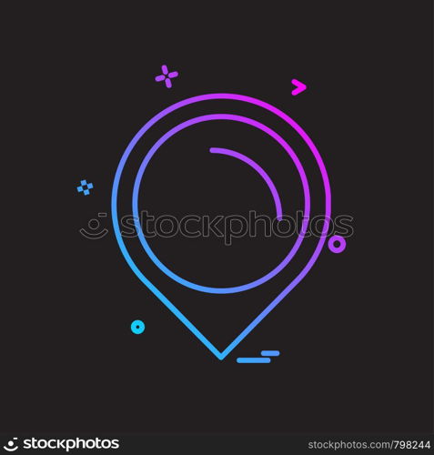 Navigation icon design vector