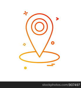 Navigation icon design vector