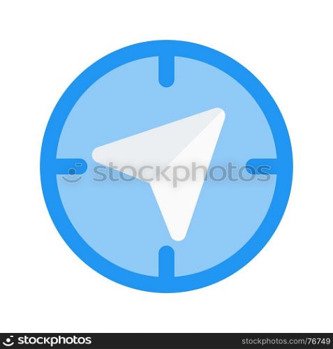 navigation, icon on isolated background